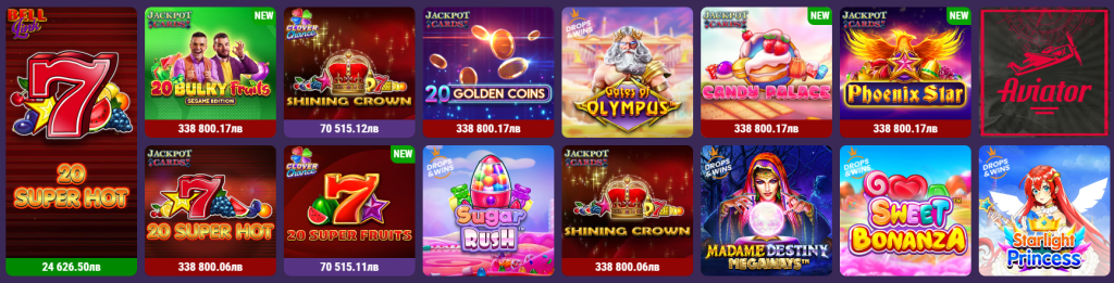 Recommended slots you can play at Sesame: